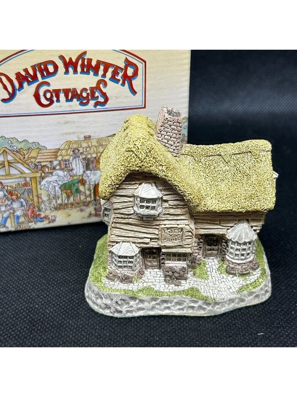 David Winter "The Village Shop" collectible cottage